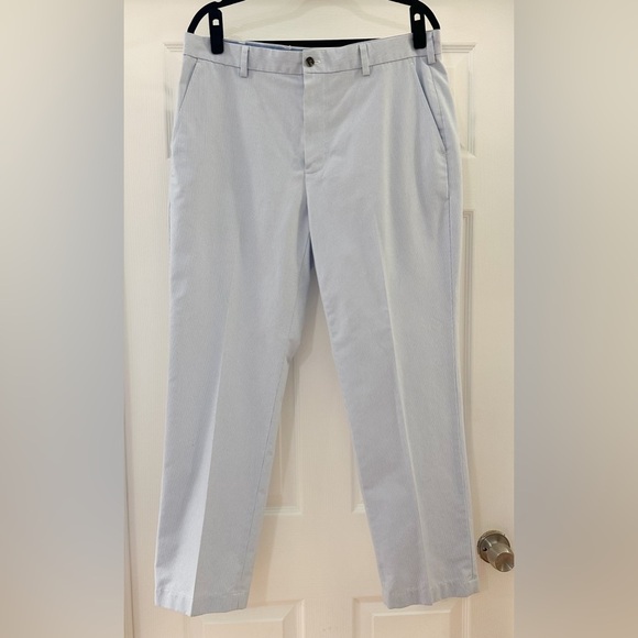 Brooks Brothers Clark Fit Lightweight Advantage Seersucker Cotton Chino Pants - Picture 6 of 11